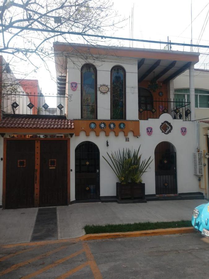 Casa Mexicana Patio Mexico-stad Buitenkant foto